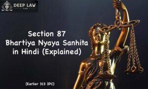 87 BNS in Hindi
